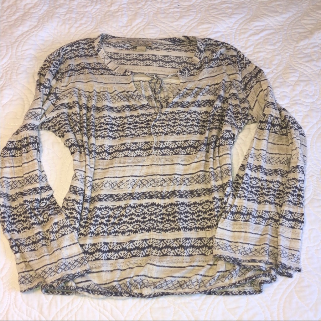 Lucky Brand  Bell Sleeve Top